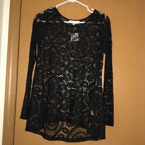 Altar’d State XS Long Sleeve Lace Top
